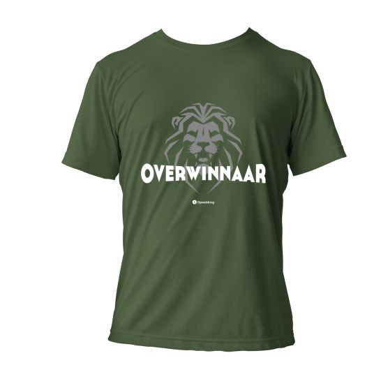T-shirt Overwinnaar Groen