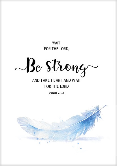 Poster 50x70 be strong - MA33202 - Posters XL bij MajesticAlly