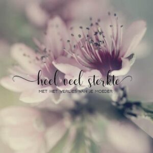 Kaart 'Verlies moeder' - MA34026 - Stille momenten bij MajesticAlly