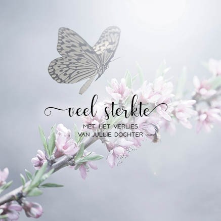 images Kaart 'Sterkte verlies dochter' - MA34028 - Stille momenten bij MajesticAlly