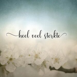 Kaart 'Heel veel sterkte' - MA34036 - Stille momenten bij MajesticAlly