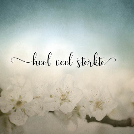 images Kaart 'Heel veel sterkte' - MA34036 - Stille momenten bij MajesticAlly