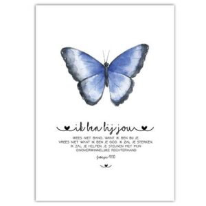 Poster 50x70 Ik ben bij jou - MA33208 - Posters XL bij MajesticAlly