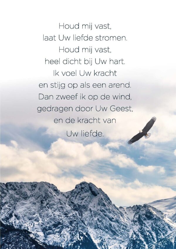 Poster A4 Houd mij vast - Opwekking 488 - 552641P - Posters bij MajesticAlly