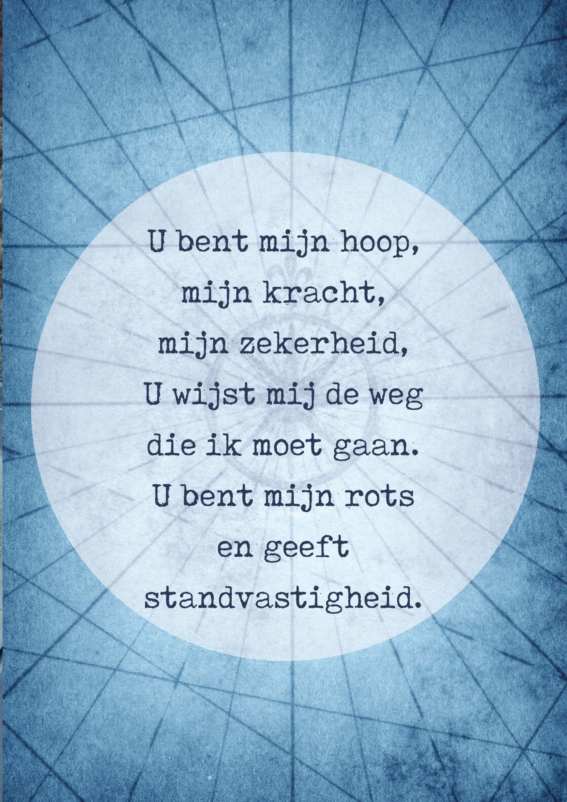 images Poster A4 U bent mijn hoop - Opwekking 564 - 552649P - Posters bij MajesticAlly