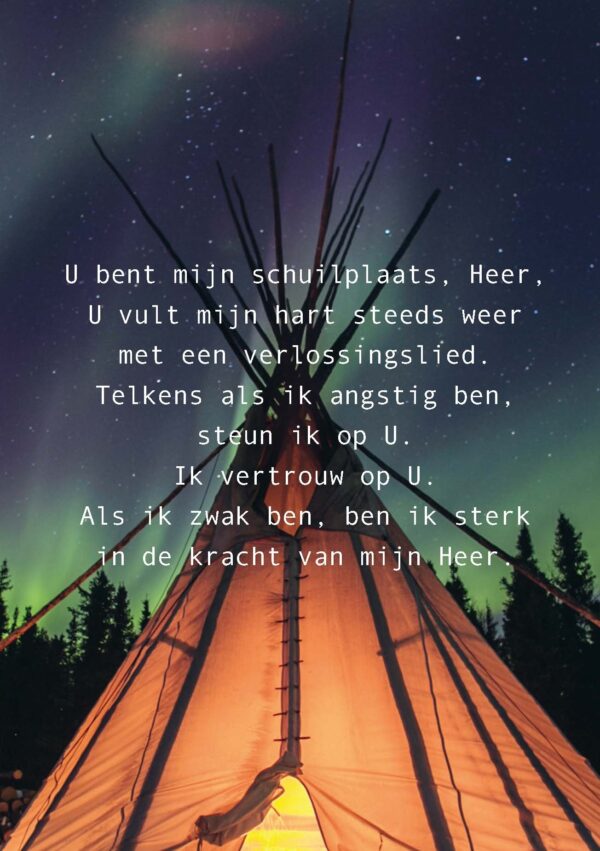Poster A4 U bent mijn schuilplaats Heer - Opwekking 176 - 552672P - Posters bij MajesticAlly