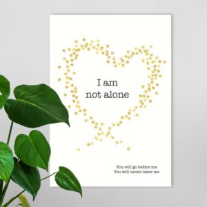 Poster A4 'I am not alone' - Hour of Power - MA26119 - Posters bij MajesticAlly