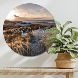 Muurcirkel 'Geloof, hoop, liefde' - 60 cm - MA39305 - Wanddeco bij MajesticAlly