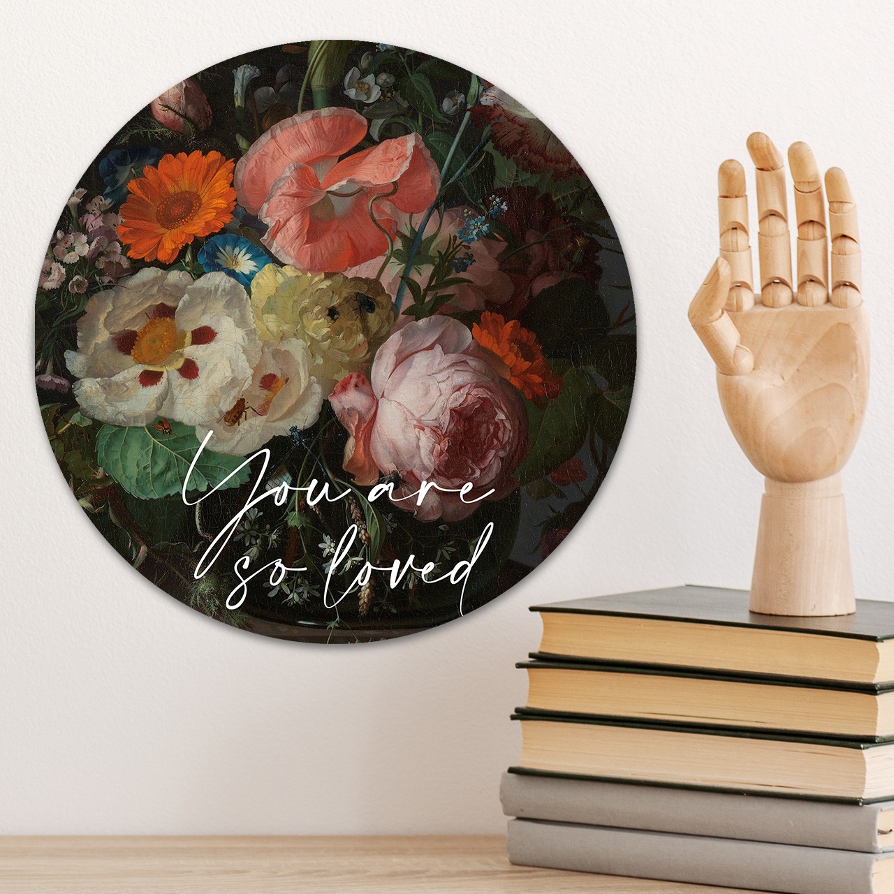 images Muurcirkel 'You are so loved' - 30 cm - MA39217 - Wanddeco bij MajesticAlly