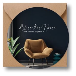 Cirkelcadeau 'Bless this house' - MA39603 - Cadeauborden bij MajesticAlly