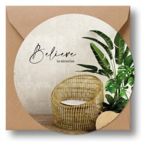 Cirkelcadeau 'Believe in miracles' - MA39632 - Cadeauborden bij MajesticAlly