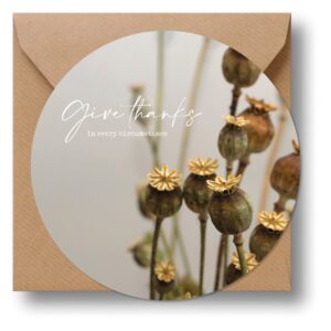 Cirkelcadeau 'Give thanks' - MA39635 - Cadeauborden bij MajesticAlly