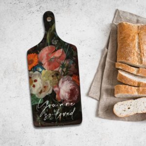 Broodplank 'You are so loved' - MA27404 -  Wood Deco  bij MajesticAlly