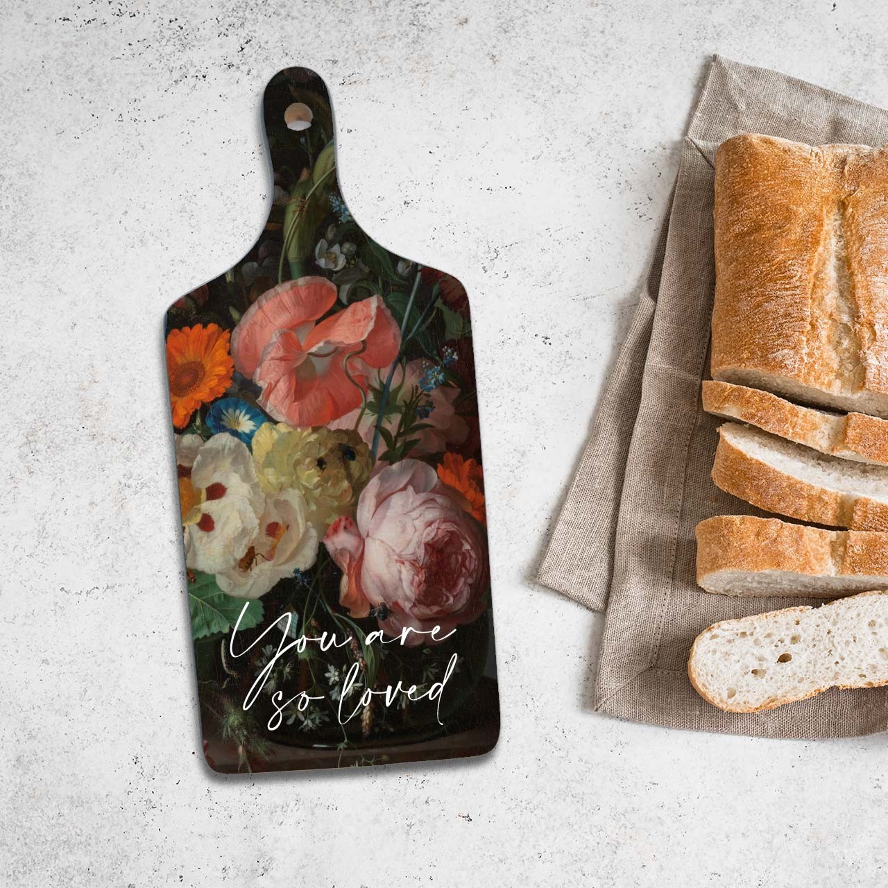 images Broodplank 'You are so loved' - MA27404 - Wood Deco bij MajesticAlly