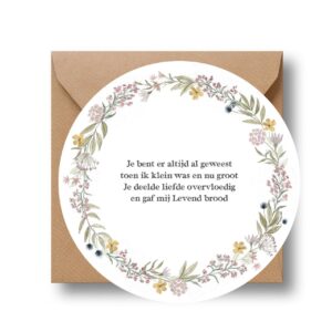 Cirkelcadeau 'Je bent er altijd al geweest' - MA39661 - Moederdag bij MajesticAlly