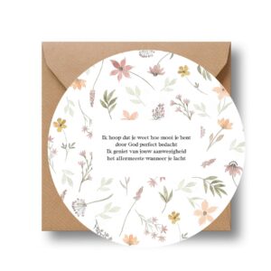 Cirkelcadeau 'Ik hoop dat je weet' - MA39660 - Moederdag bij MajesticAlly