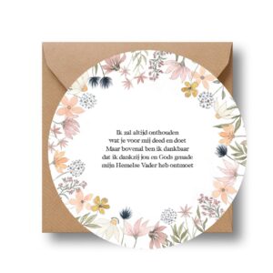 Cirkelcadeau 'Ik zal altijd onthouden' - MA39659 - Moederdag bij MajesticAlly