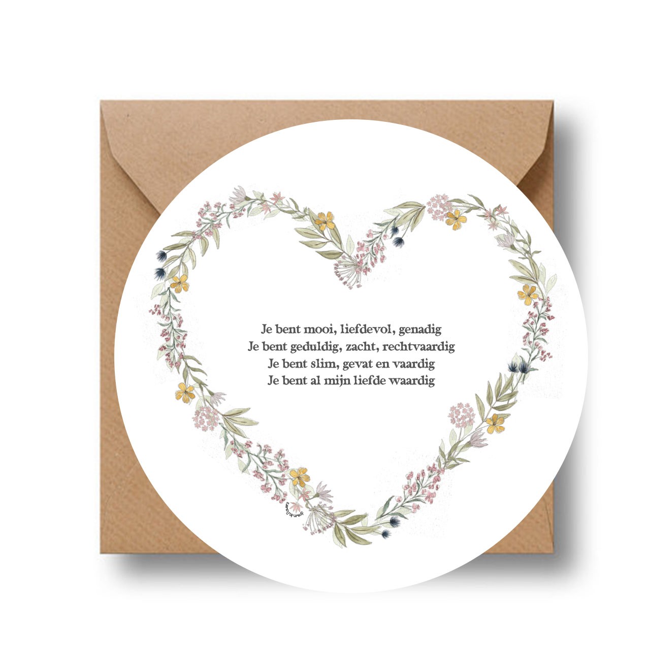 images Cirkelcadeau 'Je bent mooi, liefdevol, genadig' - MA39658 - Moederdag bij MajesticAlly