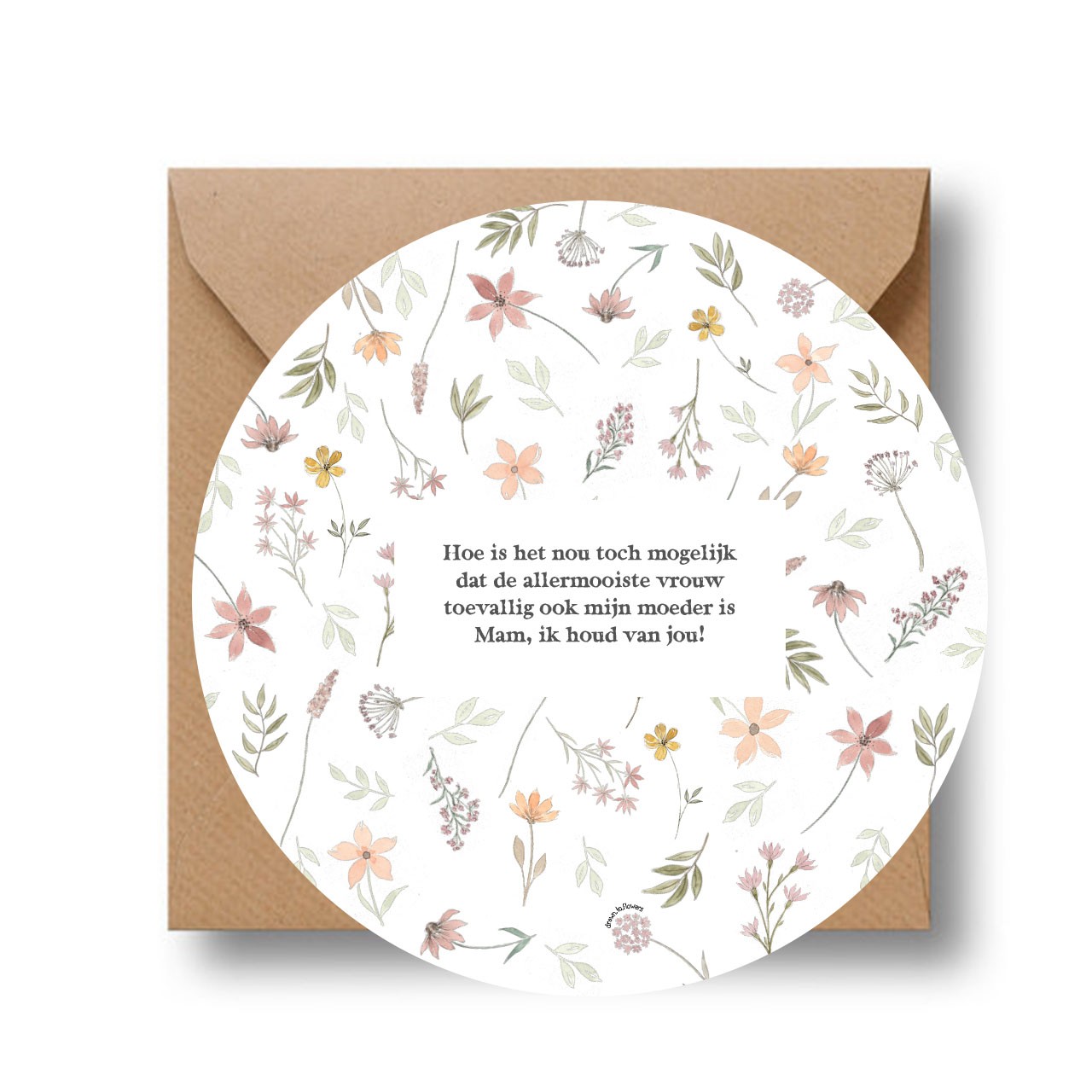 images Cirkelcadeau 'Hoe is het nou toch mogelijk' - MA39657 - Moederdag bij MajesticAlly