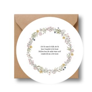 Cirkelcadeau 'Als ik naar je kijk' - MA39656 - Moederdag bij MajesticAlly