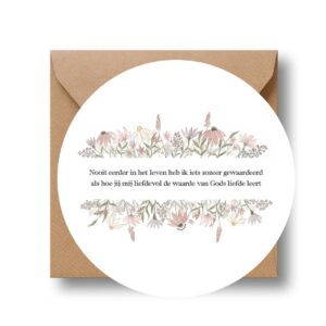 Cirkelcadeau 'Nooit eerder' - MA39653 - Moederdag bij MajesticAlly