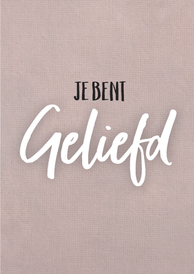 Wenskaart 'Je bent geliefd' - MA43015 - Courage bij MajesticAlly
