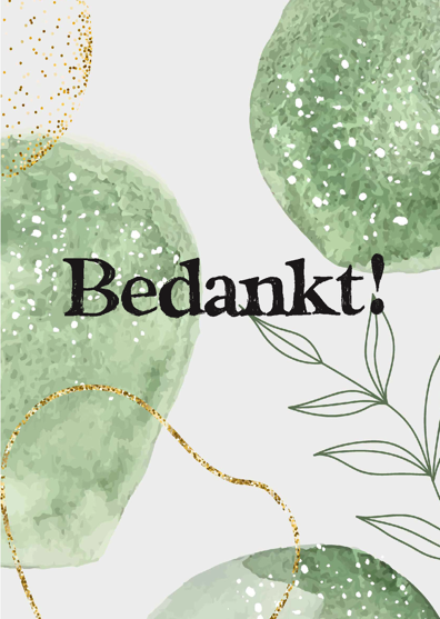 Wenskaart 'Bedankt' - MA43017 - Courage bij MajesticAlly
