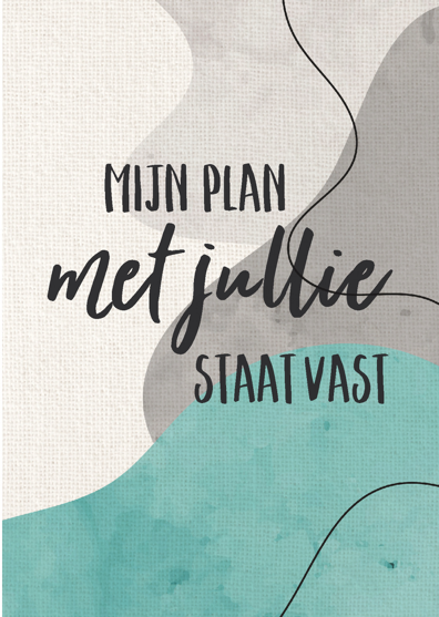 Wenskaart 'Mijn plan met jullie' - MA43038 - Courage bij MajesticAlly