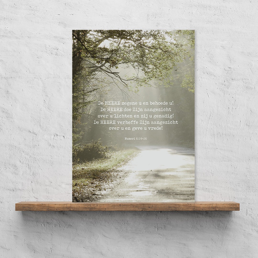 images Plexiglas A3 'Zegenbede' - MA39505 - Plexiglasborden A3 bij MajesticAlly