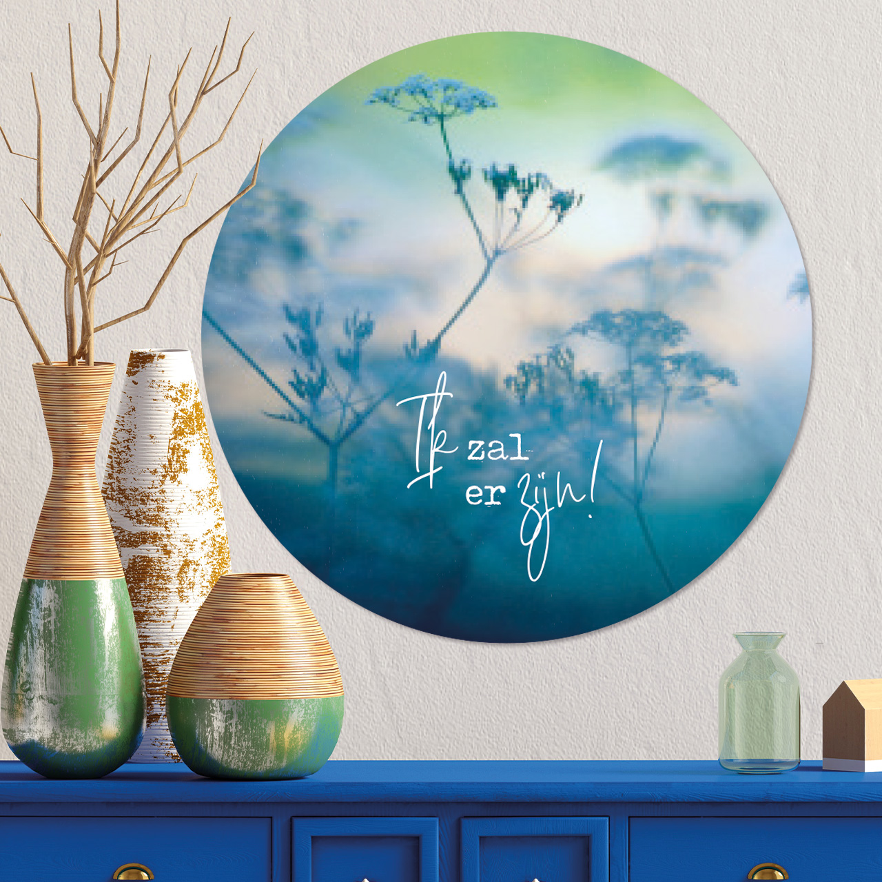 MA39345 Muurcirkel 'Ik zal er zijn' - 60 cm