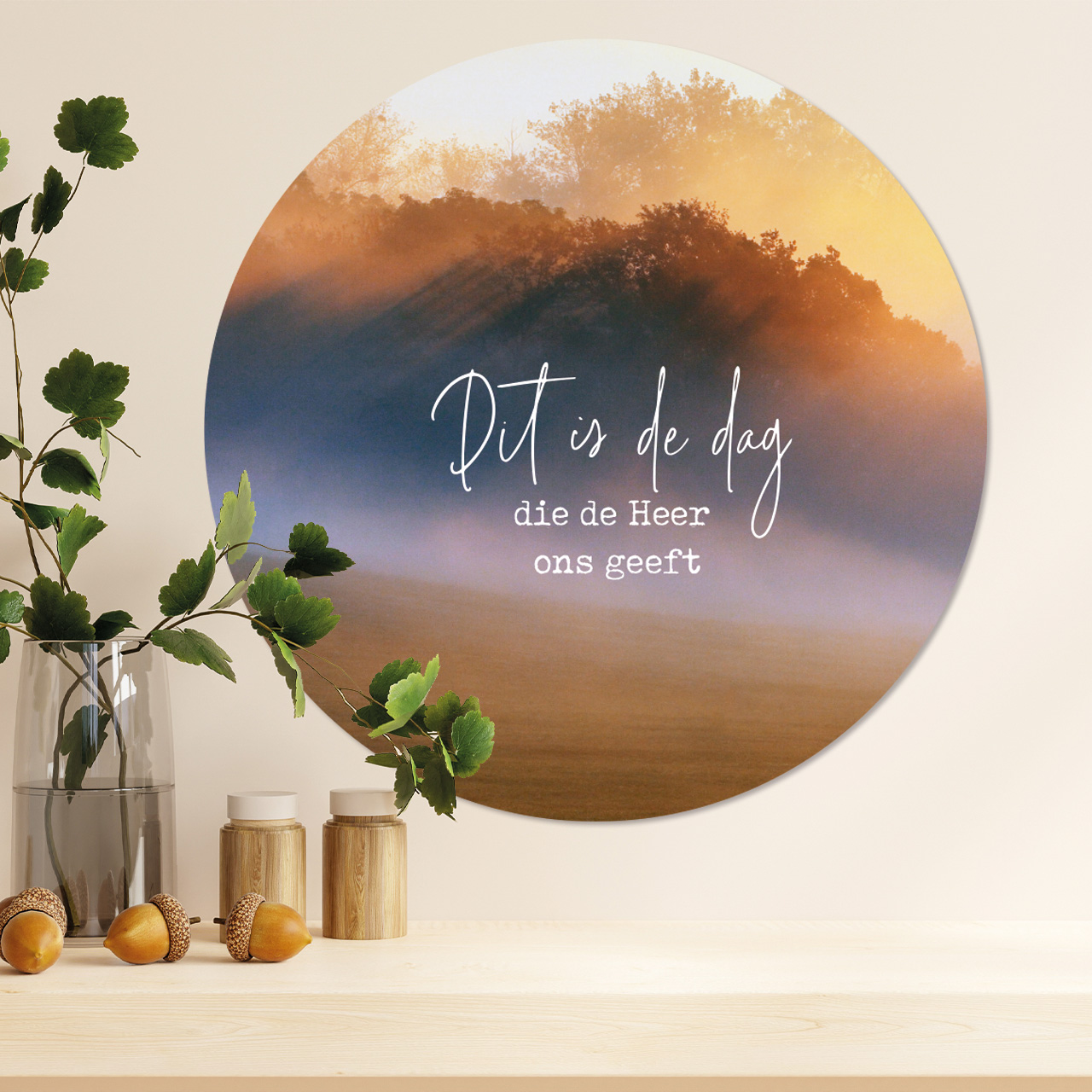 MA39347 Muurcirkel 'Dit is de dag die de Heer ons geeft' - 60 cm