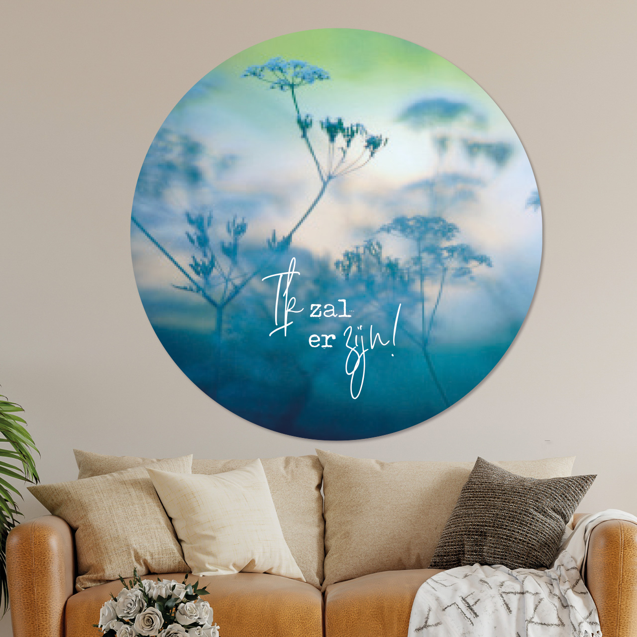 MA39445 Muurcirkel 'Ik zal er zijn' - 100 cm