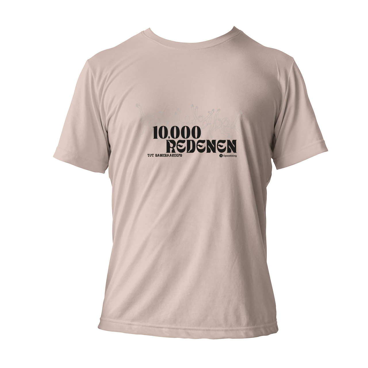 T-shirt 10.000 redenen Beige T-shirt 10.000 redenen Beige