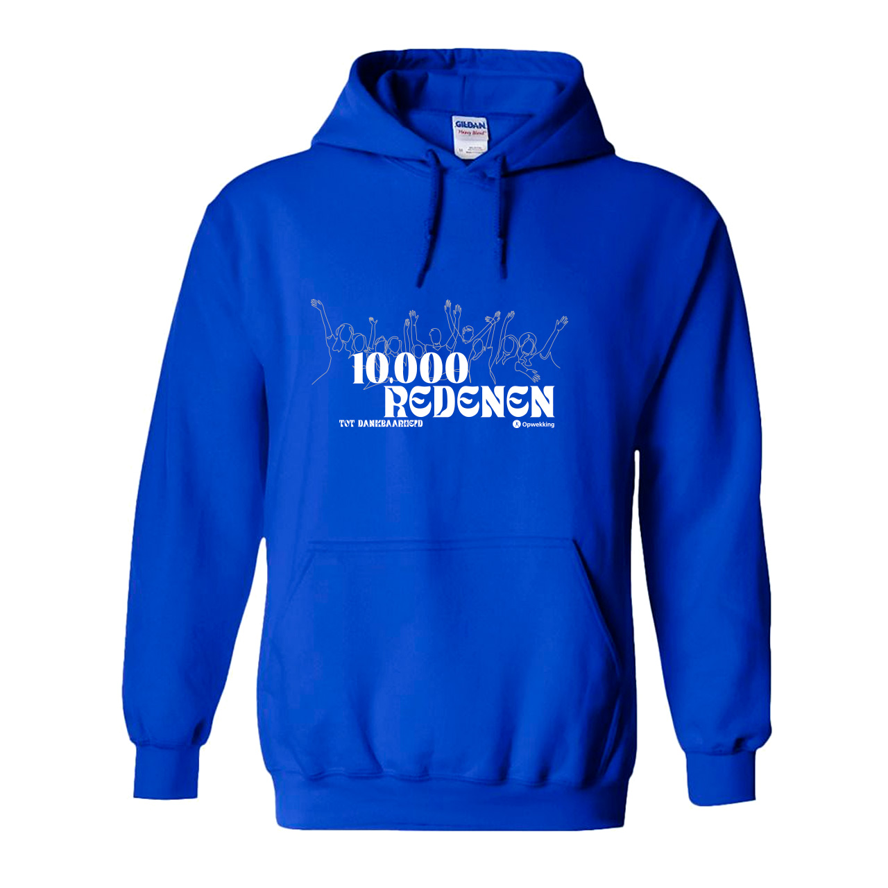 Hoodie 10.000 redenen Blauw Hoodie 10.000 redenen Blauw