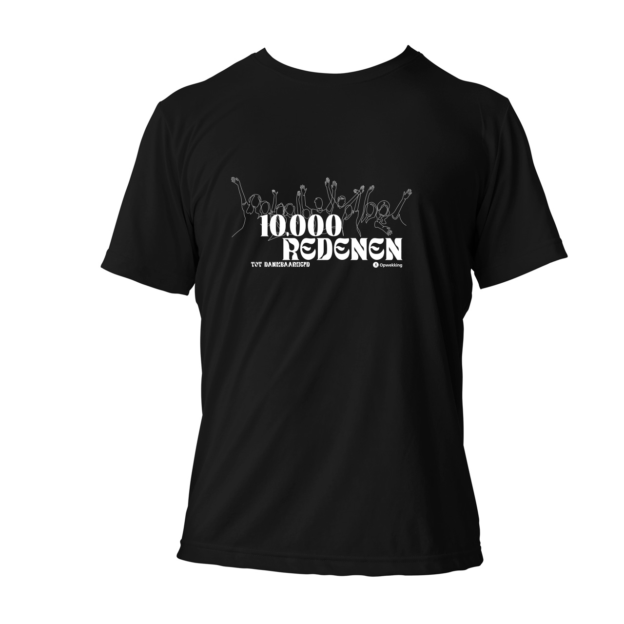 T-shirt 10.000 redenen Zwart T-shirt 10.000 redenen Zwart