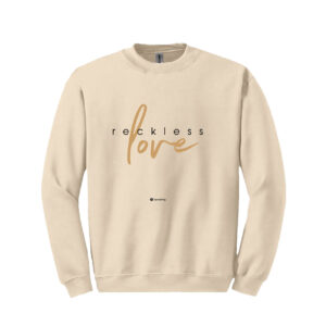 Trui Reckless love Beige