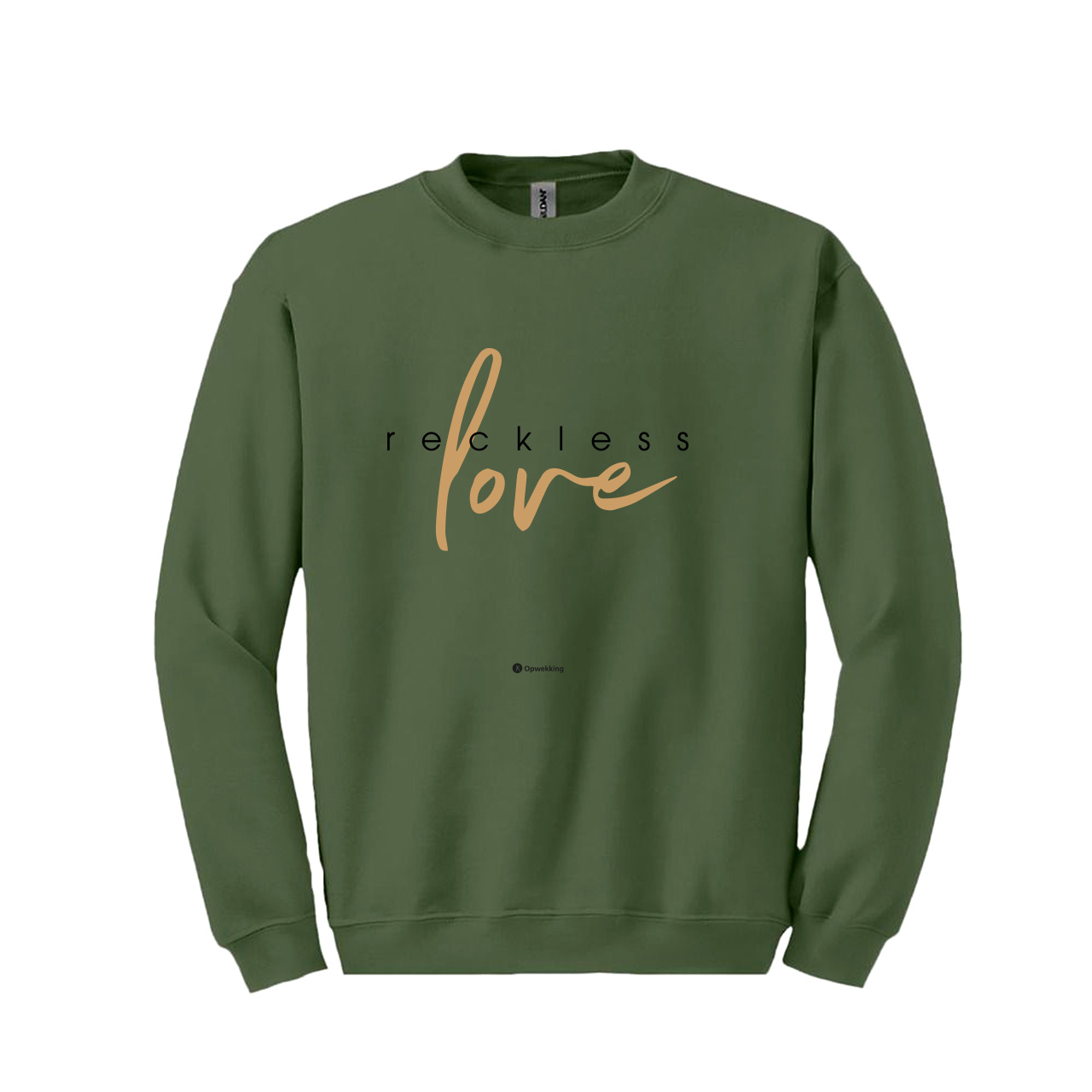 Trui Reckless love Groen Trui Reckless love Groen