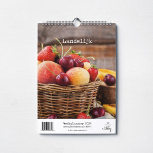 9789493206328 - Weekplanner Landelijk met Bijbeltekst 2024