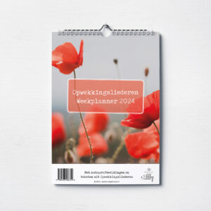 9789493206359 - Weekplanner 2024 Opwekkingsliederen