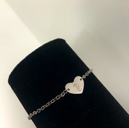 MA47202 - Armband hartje - geloof hoop liefde zilver MA47202 - Armband hartje - geloof hoop liefde zilver