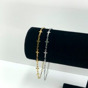 MA47208 - MA47209 - Armband geschakelde kruisjes