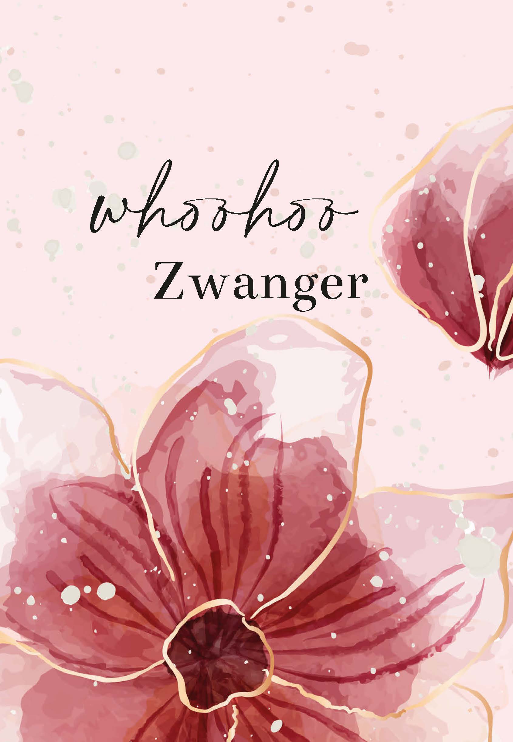 MA55001 - Wenskaart 'Whoohoo, zwanger' MA55001 - Wenskaart 'Whoohoo, zwanger'