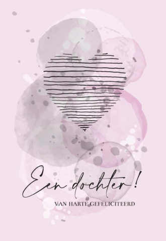 MA55003 - Wenskaart 'Een dochter'