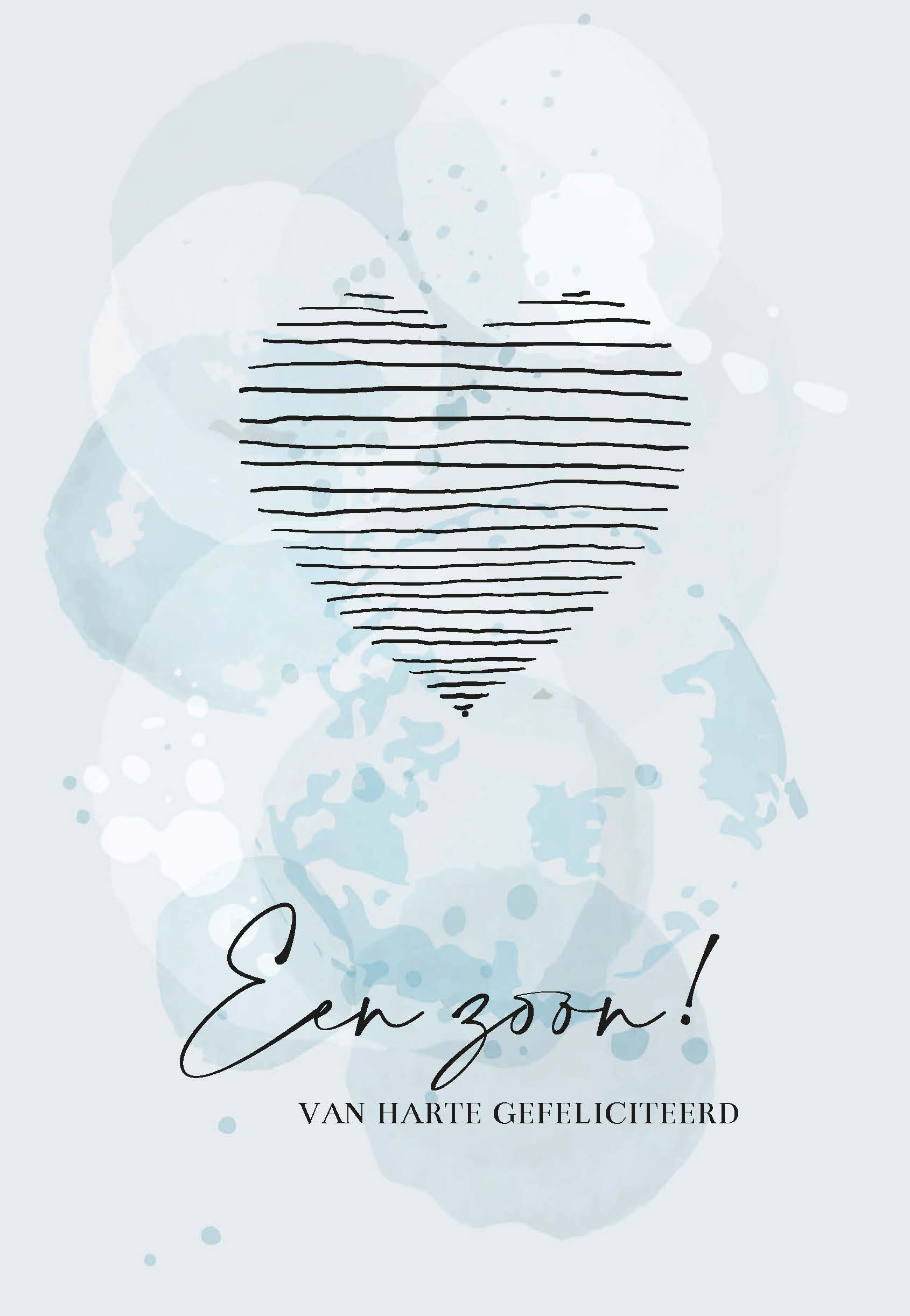 MA55004 - Wenskaart 'Een zoon' MA55004 - Wenskaart 'Een zoon'