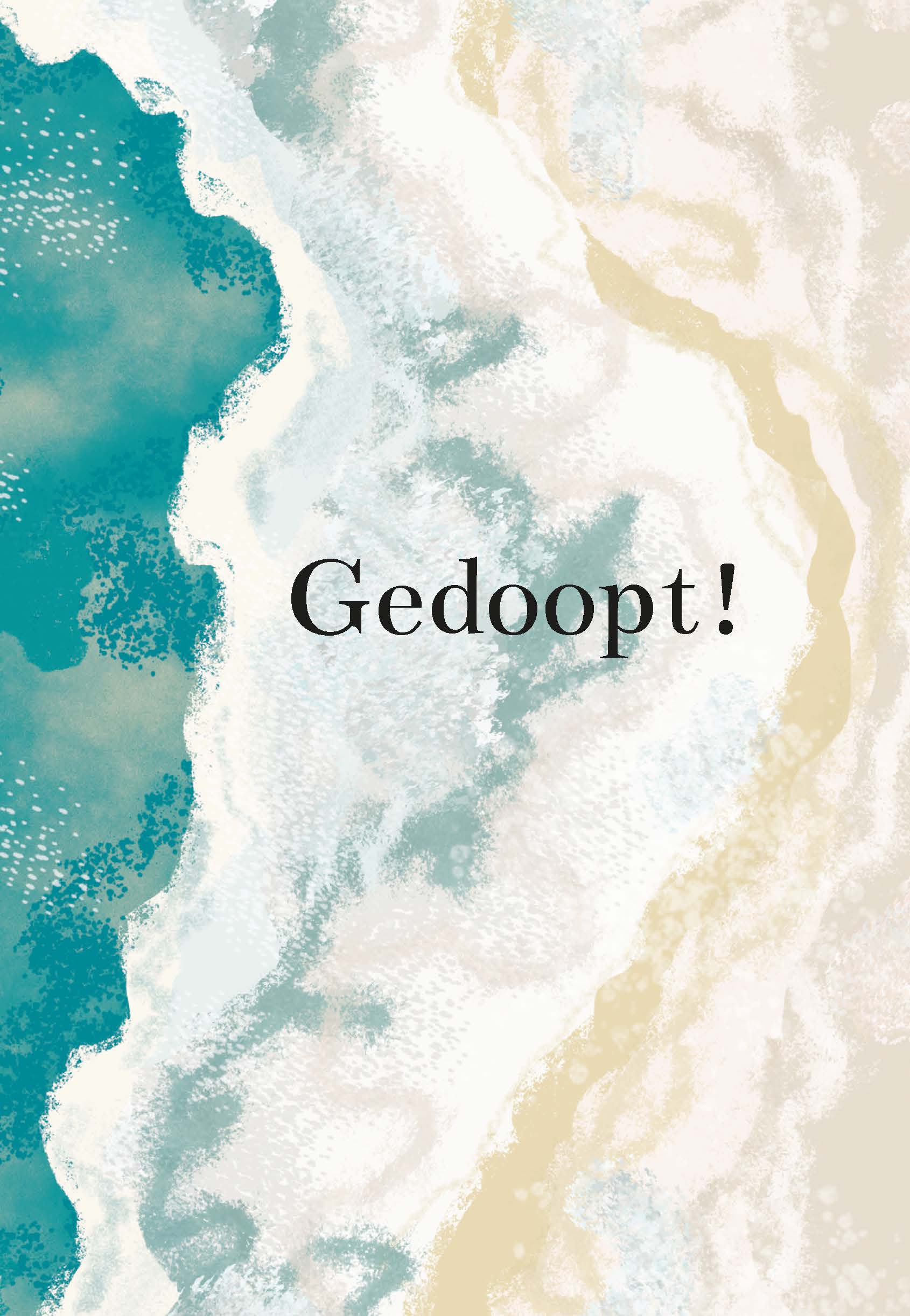 MA55005 - Wenskaart 'Gedoopt' MA55005 - Wenskaart 'Gedoopt'