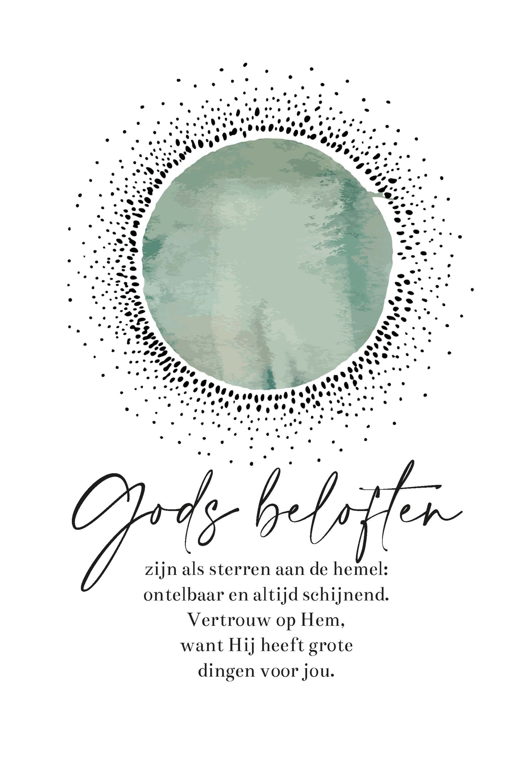 MA55020 - Wenskaart 'Gods beloften' MA55020 - Wenskaart 'Gods beloften'