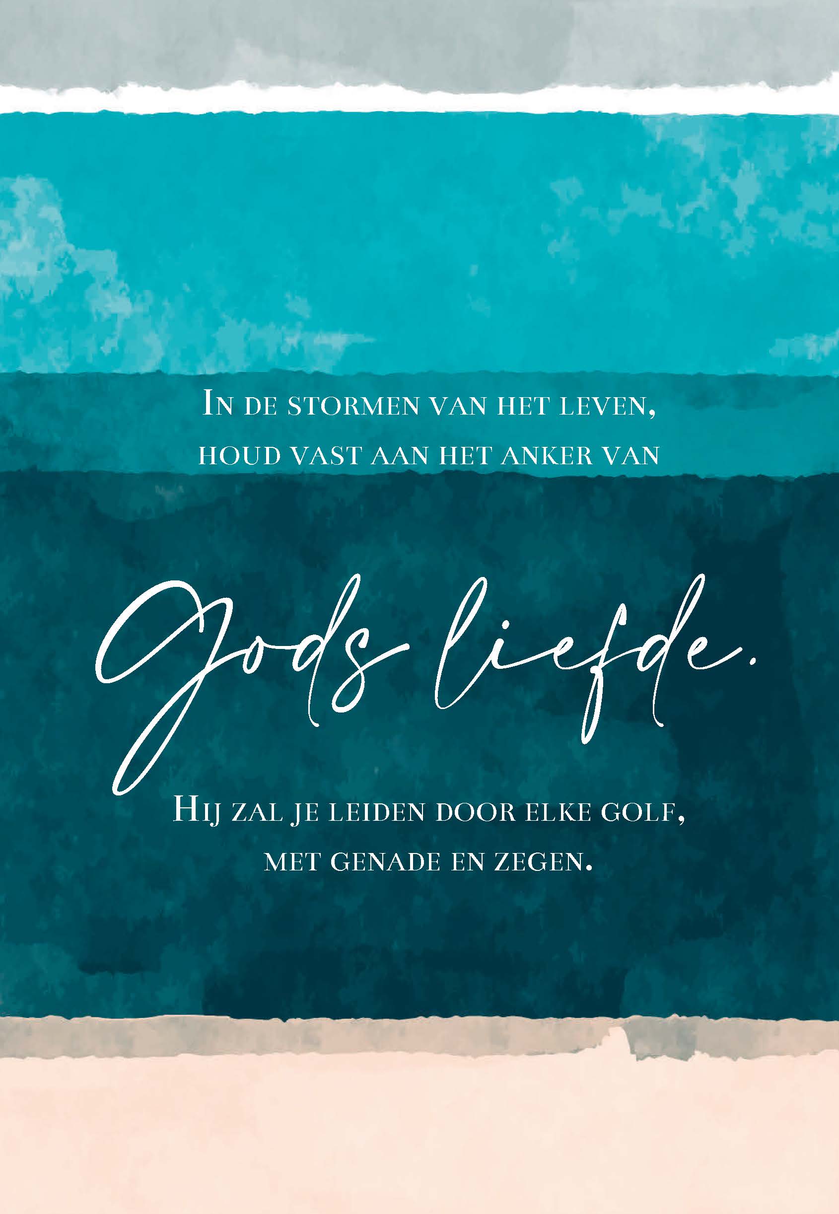 MA55022 - Wenskaart 'Stormen van het leven' MA55022 - Wenskaart 'Stormen van het leven'