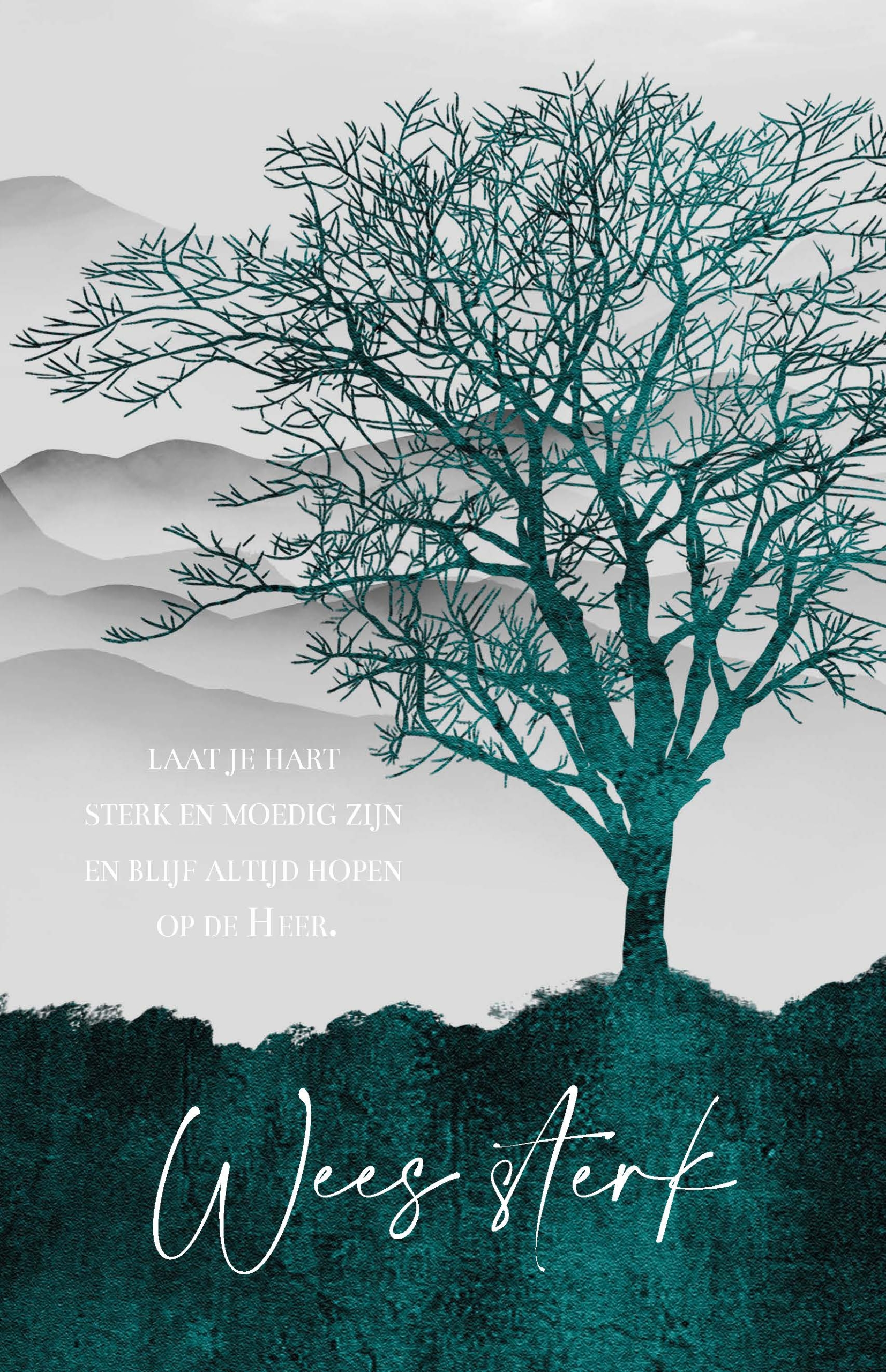 MA55042 - Wenskaart 'Wees sterk' MA55042 - Wenskaart 'Wees sterk'