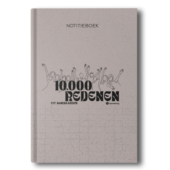 MA27461- Notitieboek 10.000 redenen tot dankbaarheid - Opwekking MA27461-Notitieboek 10.000 redenen tot dankbaarheid - Opwekking