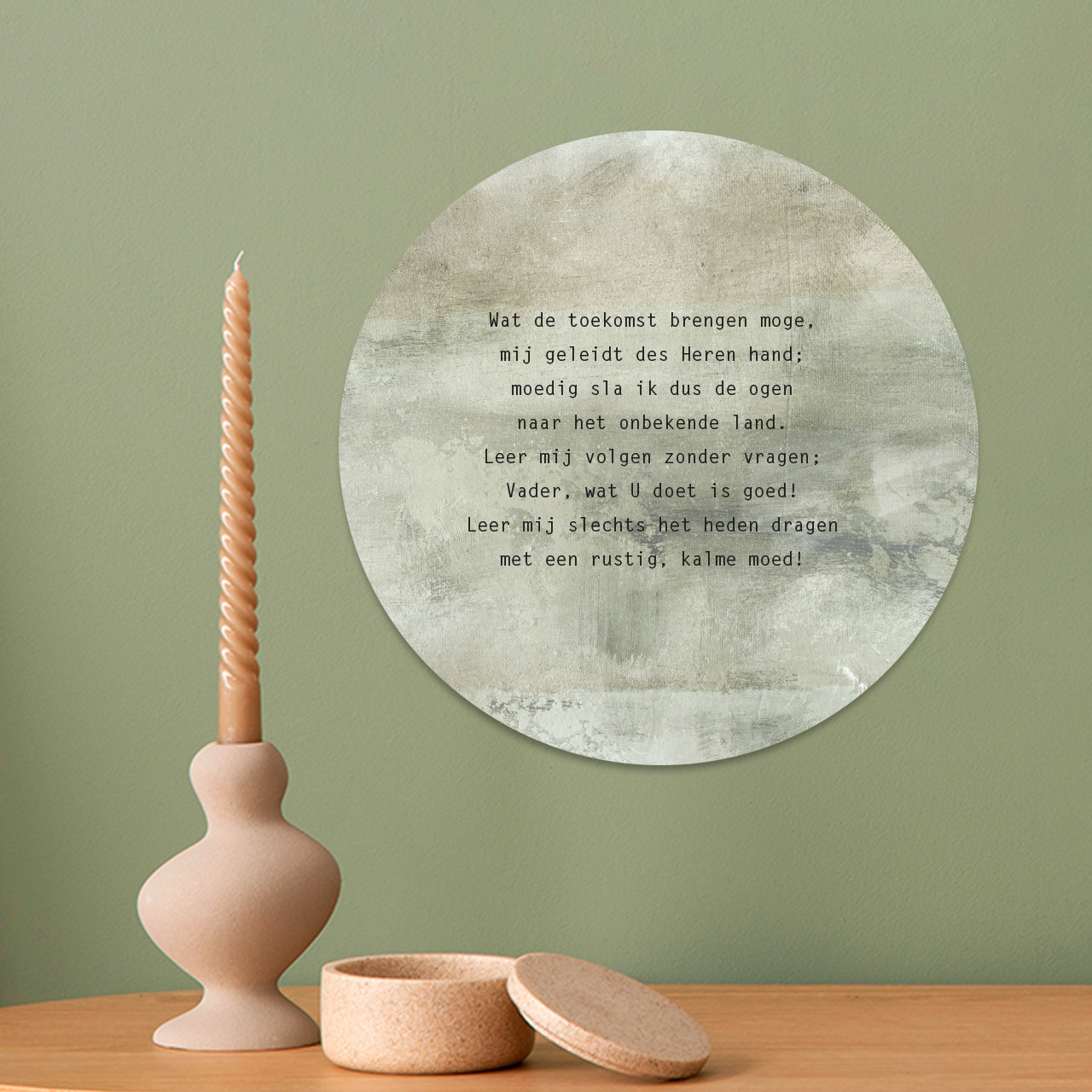 MA39261 Muurcirkel 'wat de toekomst brengen moge'